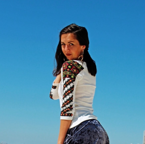 DIY Cross stitch embroidered blouse - Picture 2 of 7